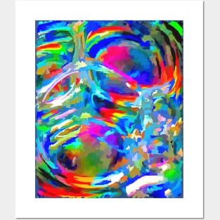 Colorful bright bubbles Posters and Art